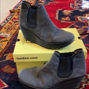 Fly London Snake print shoes